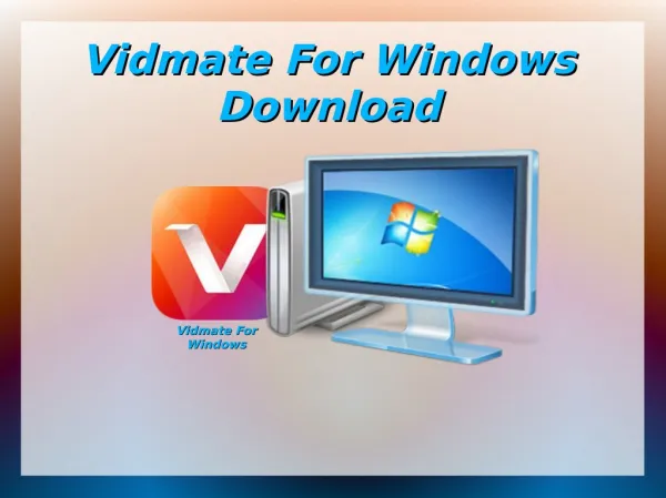 Vidmate For Windows Download