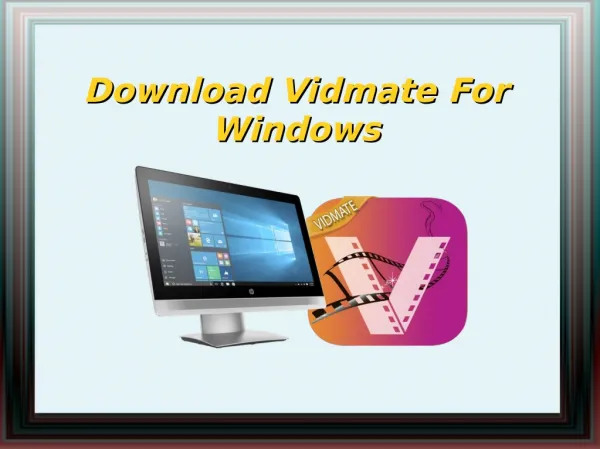 Download Vidmate For Windows