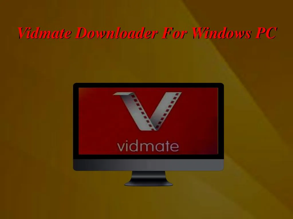vidmate downloader for windows pc