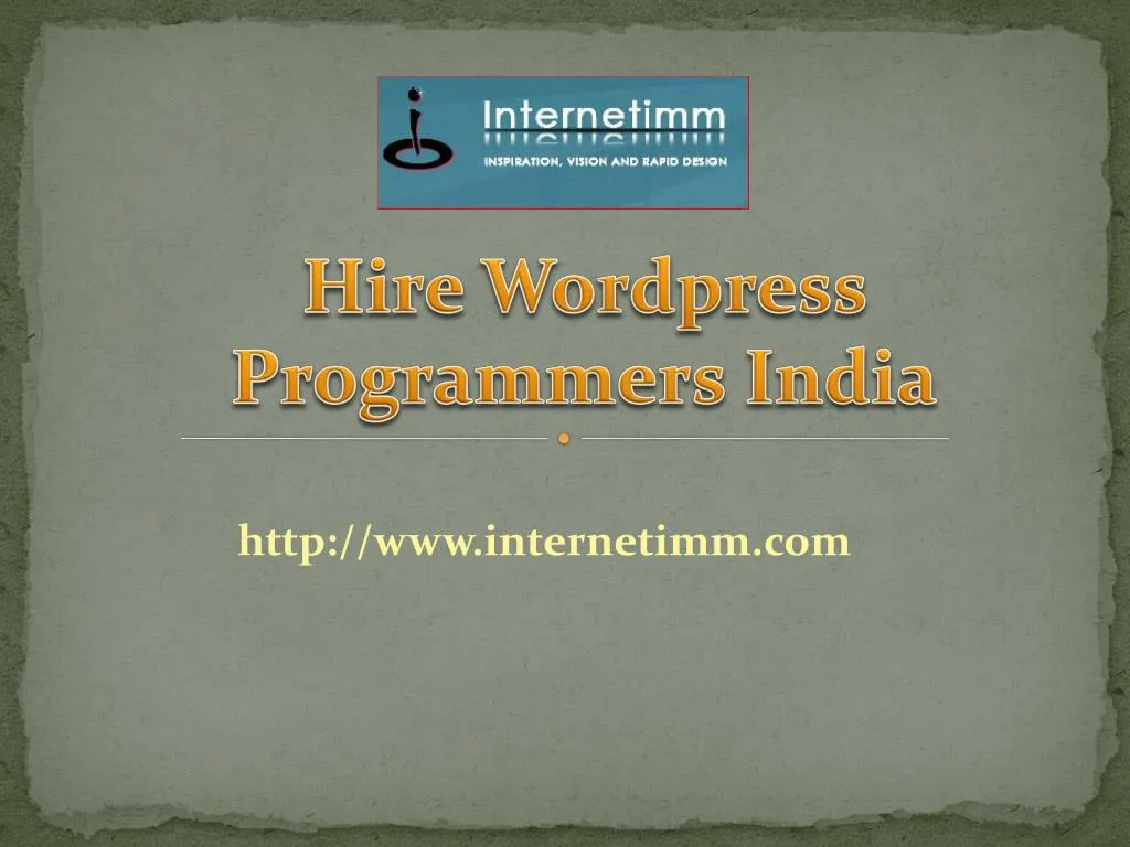 hire wordpress programmers india