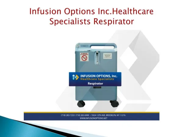 Infusion Options Inc.Healthcare Specialists Stocks