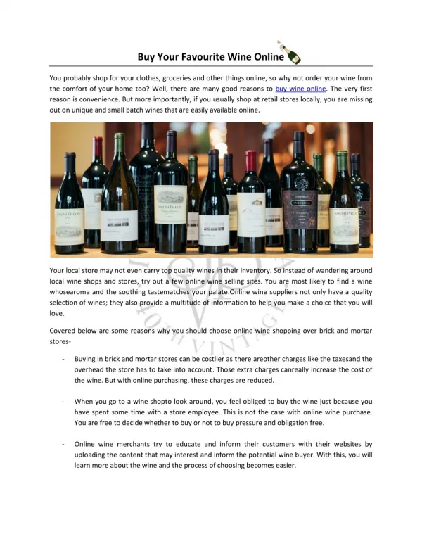 Buy Wine Online From Joseph Phelps Vineyards
