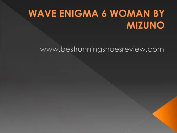 WAVE ENIGMA 6 WOMAN BY MIZUNO