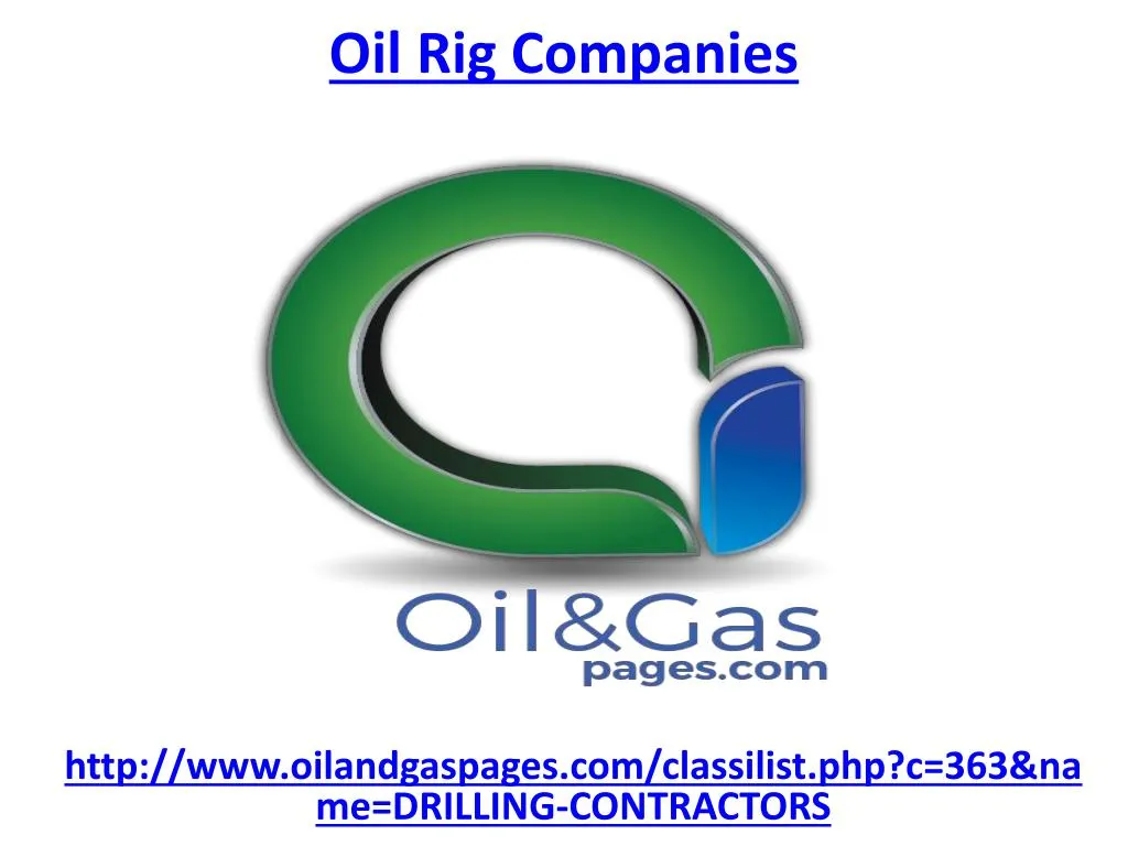 oil r ig companies