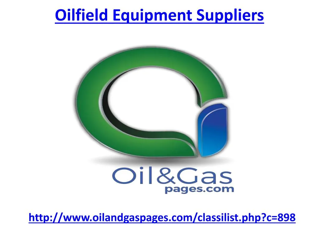 oilfield equipment suppliers