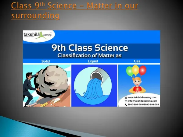 9th-class-science-Classification of matter a solid liquid and gas-