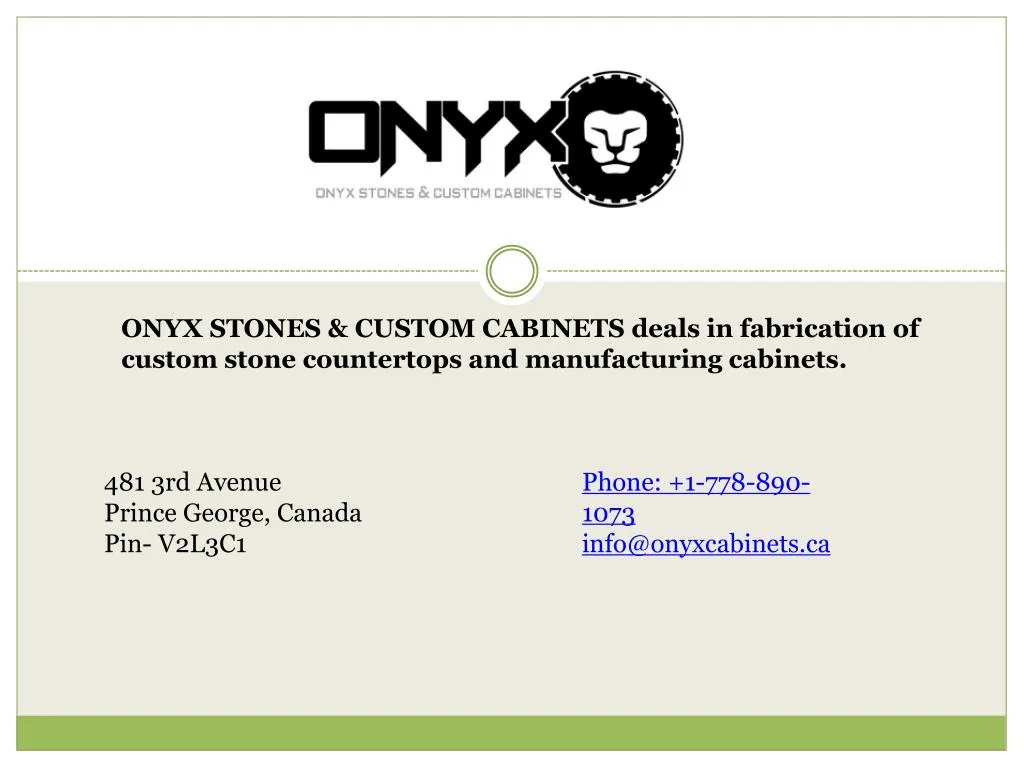 onyx stones custom cabinets deals in fabrication