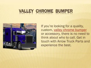 Valley Chrome Bumper - slide 1