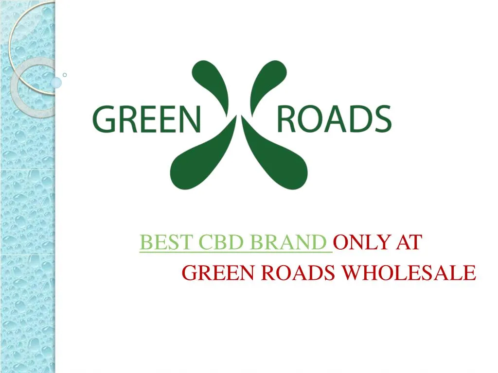 best cbd brand only at green roads wholesale