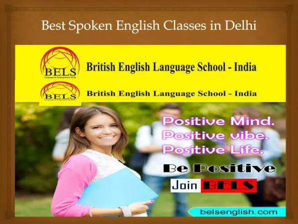 best spoken English Classes in Delhi