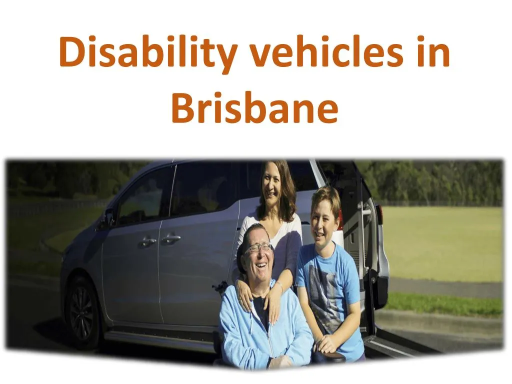 disability vehicles in brisbane