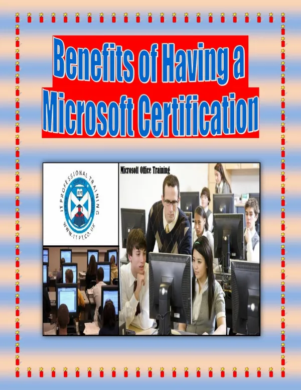 Benefits of Having a Microsoft Certification