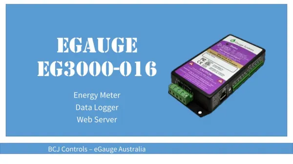 eGauge EG3000-016 | eGauge Australia | ComAp MainsPro