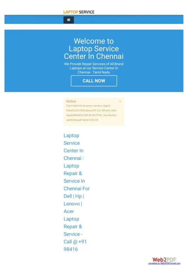 Laptop Service Center In Chennai | Dell | HP | Lenovo | Apple