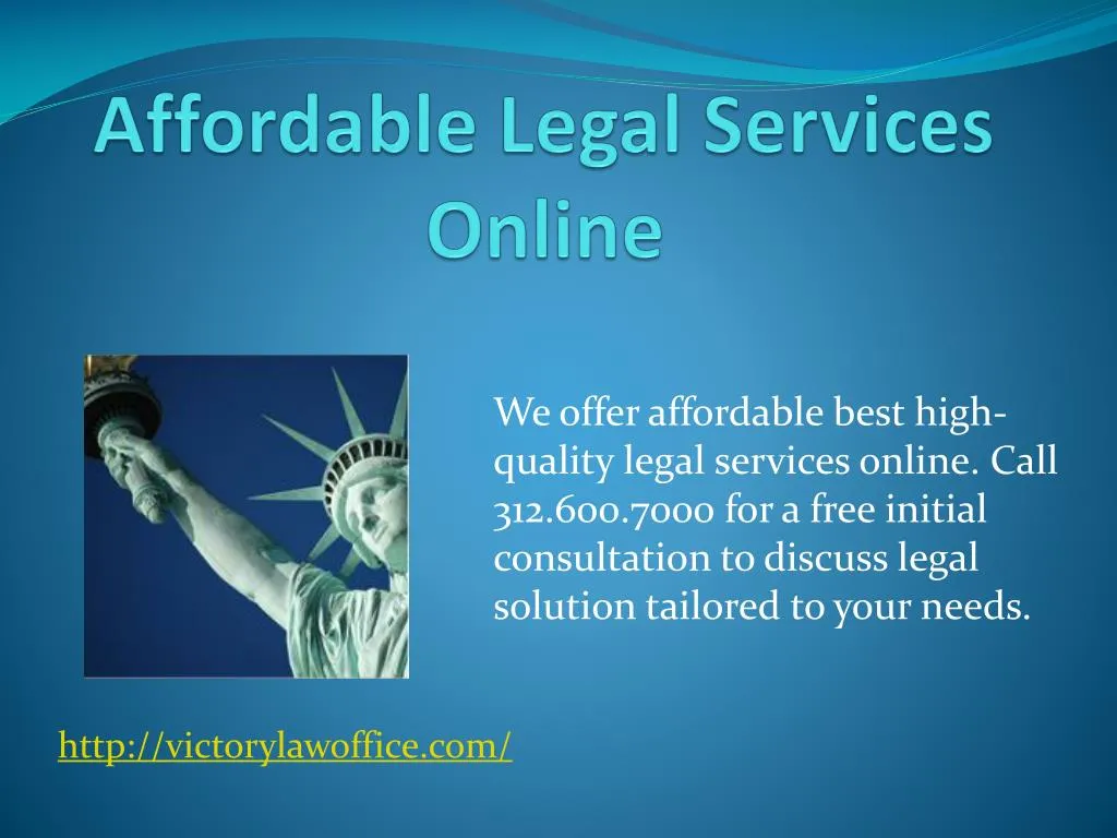 affordable legal services online