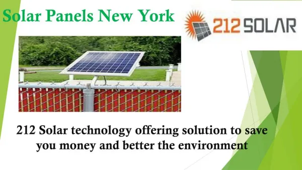 Solar Panels NYC