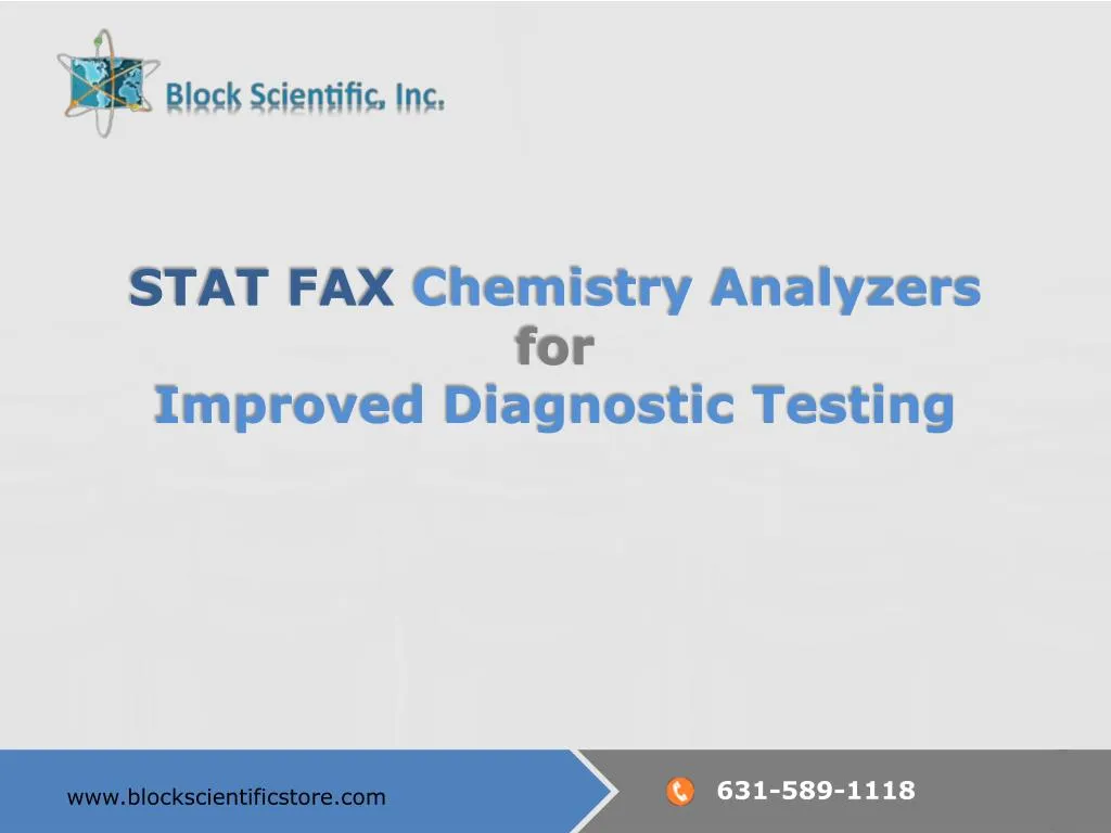 stat fax chemistry analyzers for improved