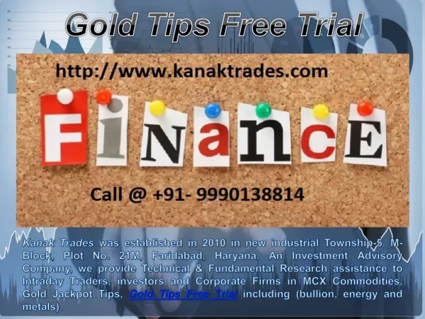 Gold Tips Free Trial, Gold Jackpot Tips