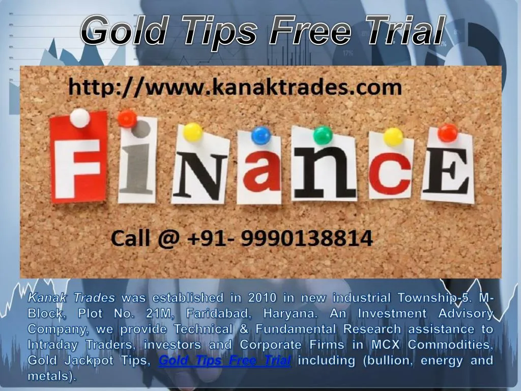 gold tips free trial