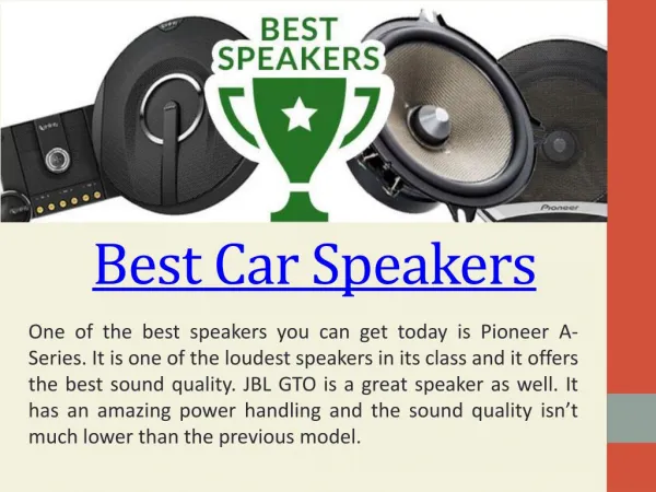 Best Car Audio