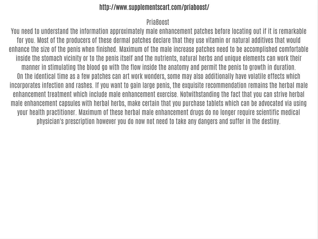 http www supplementscart com priaboost http