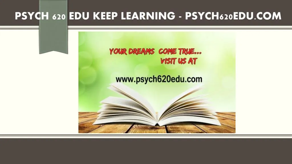 psych 620 edu keep learning psych620edu com