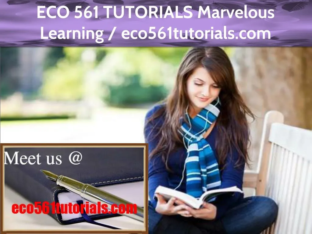 eco 561 tutorials marvelous learning
