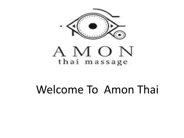 Traditional Thai Massages in Madrid | Amon THAI Massage