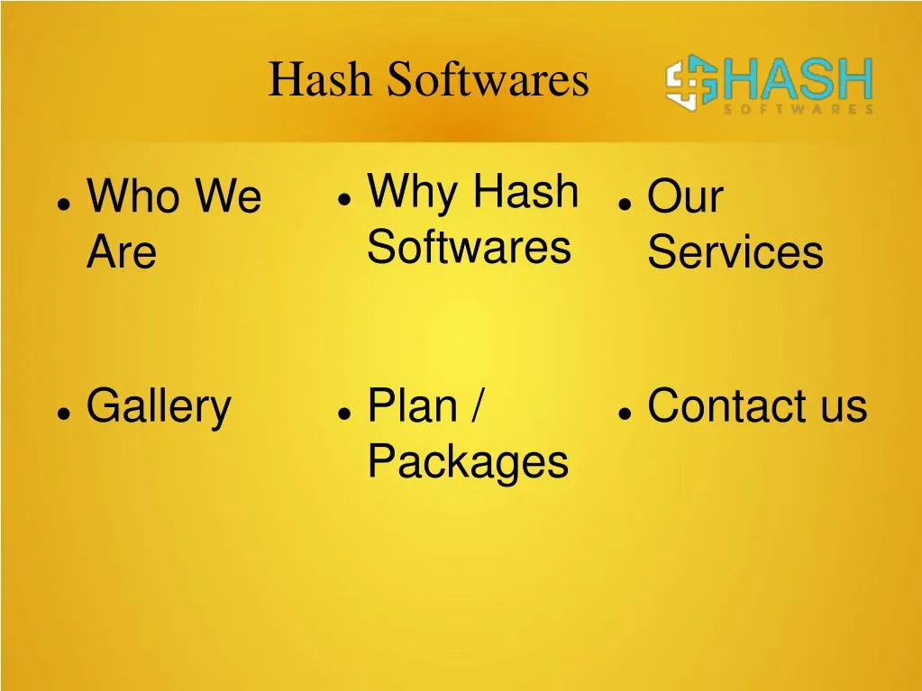 hash softwares