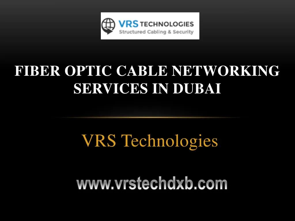 fiber optic cable networking services in dubai