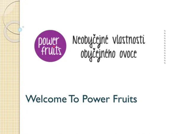 Bobulové ovoce - Power Fruits