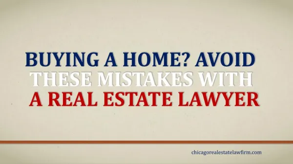 Buying a home? Avoid these mistakes with a real estate lawyer