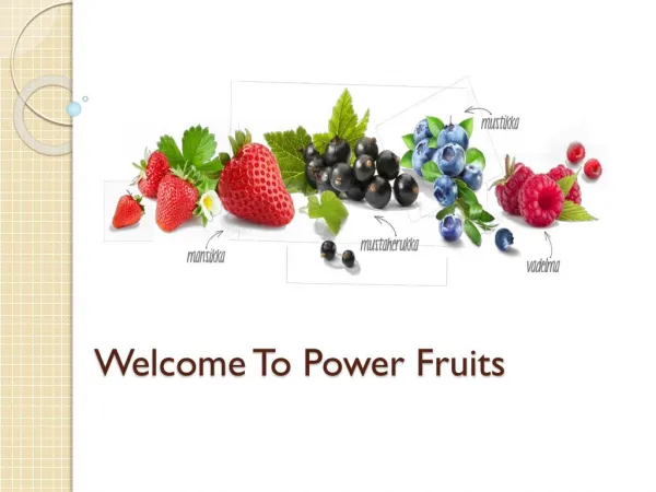Hallon, svartvinbär, jätteblåbär, jordgubbar, bärfrukter - Power Fruits