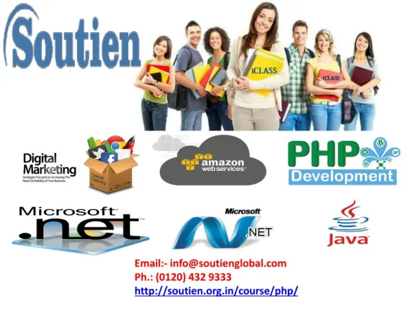 Get Certified By The Best PHP Course in Noida | Soutien Infotech