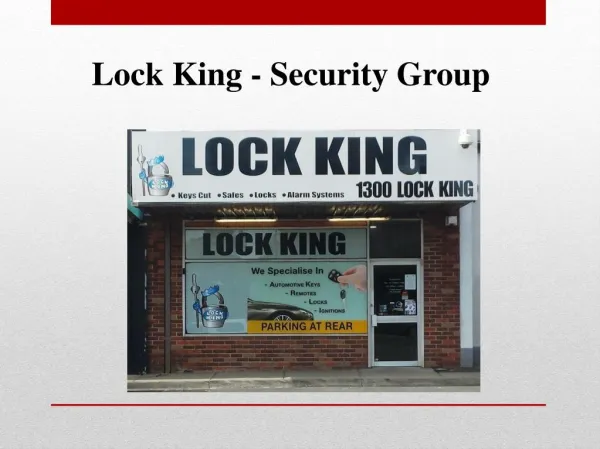 Lock king security group