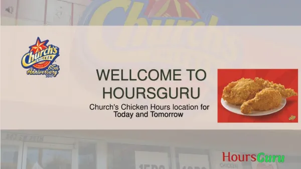 Church's Chicken menu hours near you locations now