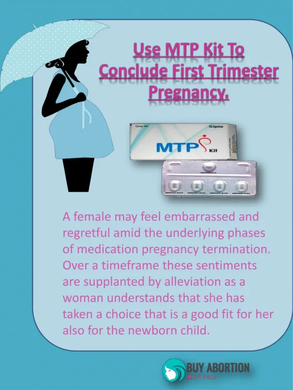 PPT - Use MTP Kit To Conclude First Trimester Pregnancy