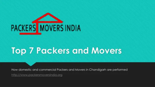 Make your move easy with Top 7 Packers and Movers