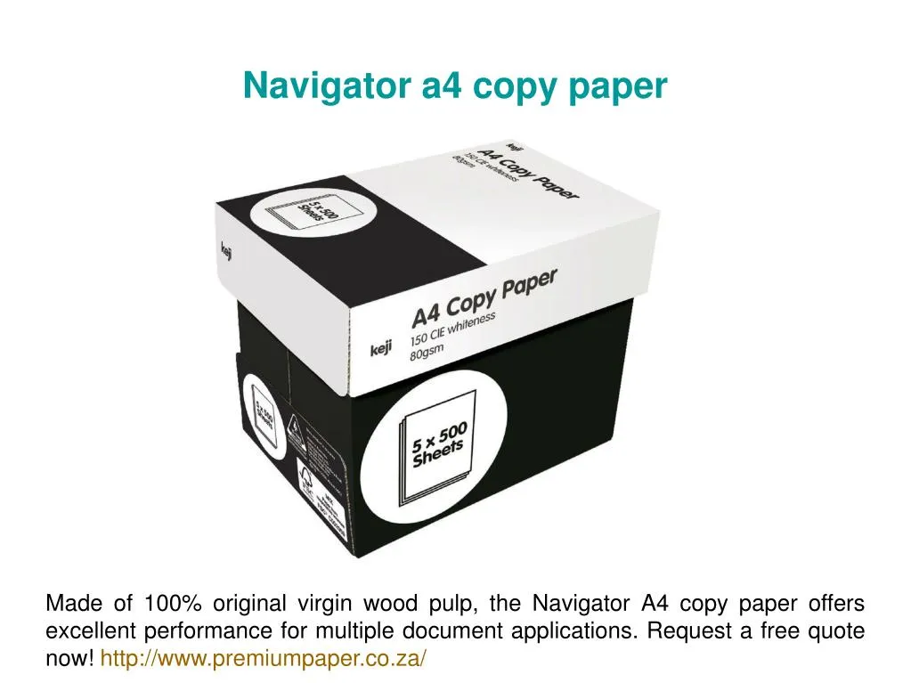 navigator a4 copy paper