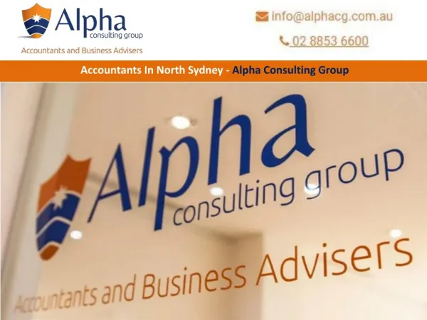Accountants In North Sydney - Alpha Consulting Group