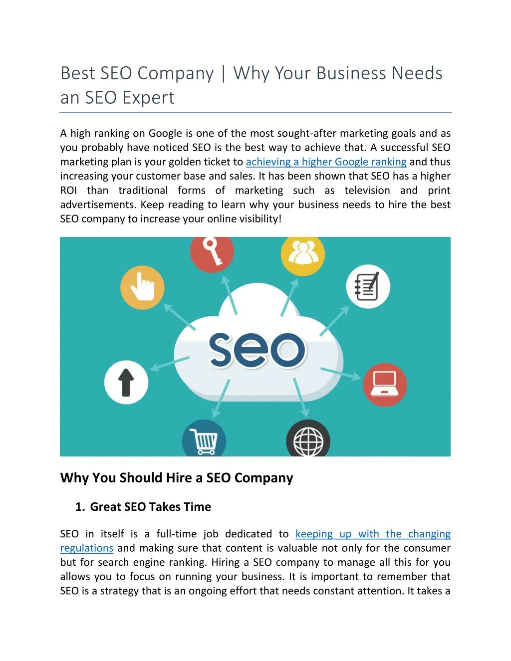 best seo company why your business needs