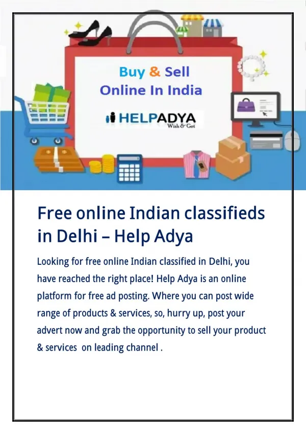 Free Classifieds Advertising