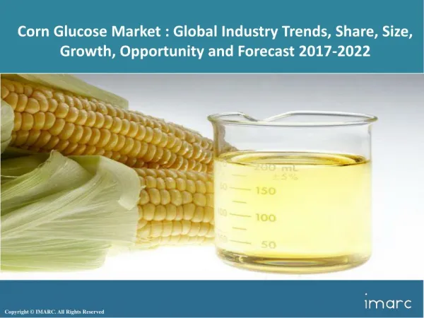 Global Corn Glucose Market |Industry Analysis, Share, Size, Industry Outlook And Strategies 2017 To 2022