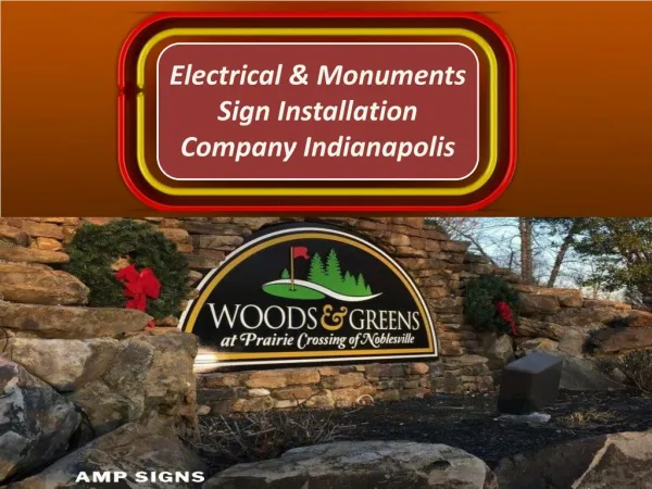 Channel Letters Signs - Amp Signs