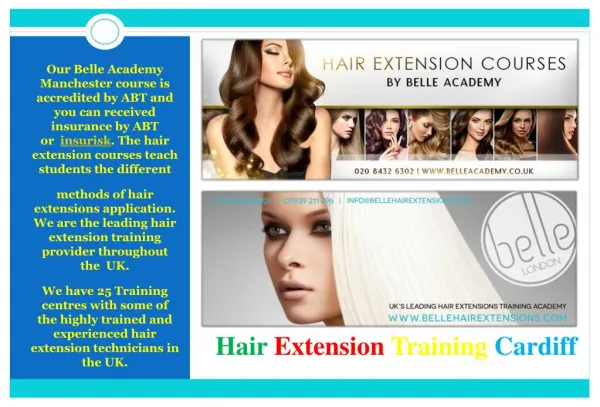 Stunning Belle Hair Extension Training