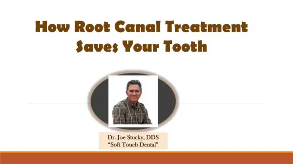 How Root Canal Treatment Saves Your Tooth