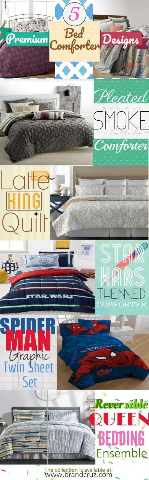 5 Premium Bed Comforter Designs