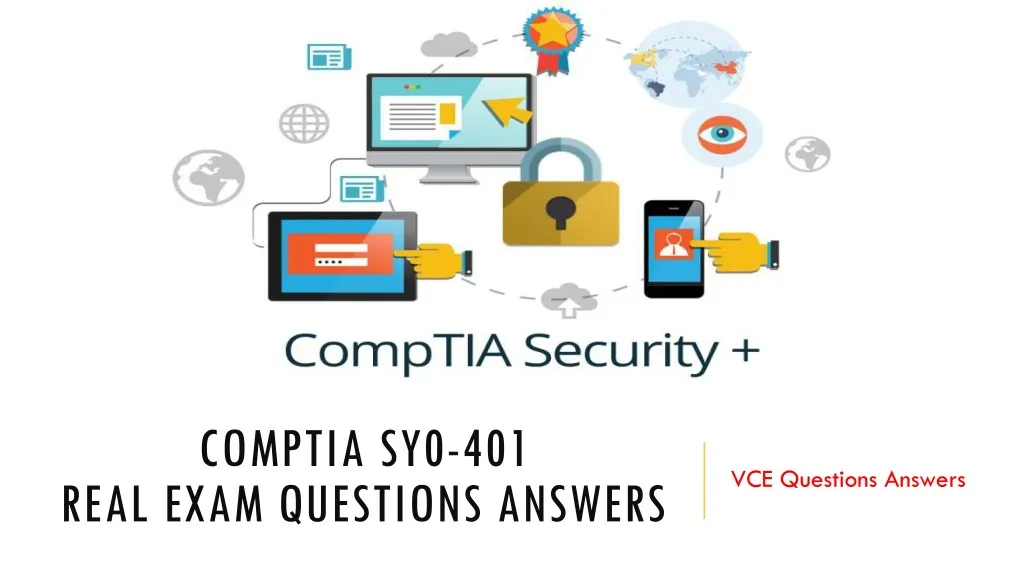 comptia sy0 401 real exam questions answers