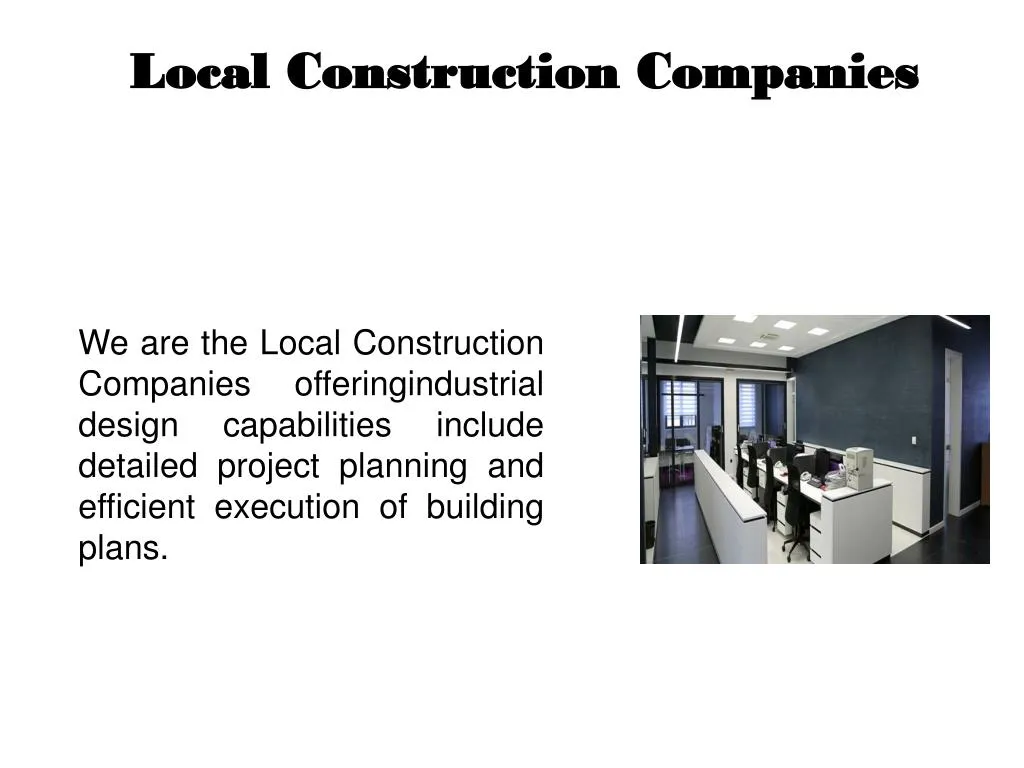 local construction companies