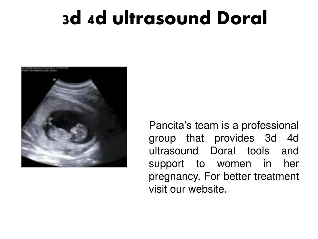 3d 4d ultrasound doral
